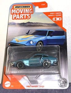 MATCHBOX 2020 1/64 MOVING PARTS BLUE 1982 DATSUN 280 ZX W/OPENING DOORS RARE! - Picture 1 of 3
