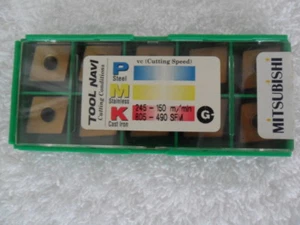 CNMA 432 SOLID CARBIDE TURNING INSERTS BY MITSUBISHI CARBIDE (CNMA120408) UE6005 - Photo 1/3