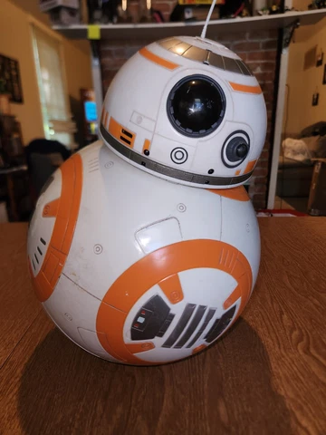 2017 Spin Master BB-8 Hero Driod 48cm Approx 19" Fully Interactive See Disc Cover
