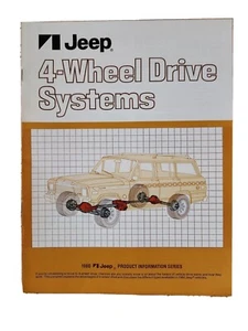 Jeep 1980 sistemas de tracción en las 4 ruedas folleto de la serie de información del producto - Imagen 1 de 3