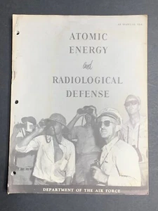 Atomic Energy and Radiological Defense AF 52-6 vtg 1959 us air force - Imagen 1 de 18