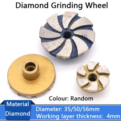 35/50/56mm Diamond Segment Grinding Cup Wheel Grinder Disc Marble Concrete Stone - Image 1 of 4