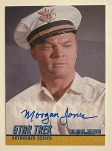 STAR TREK : MORGAN JONES as COLONEL NESVIG 2009 AUTO CARD A253 ASSIGNMENT EARTH - Picture 1 of 2