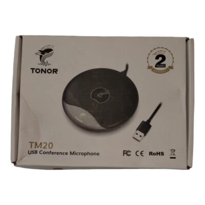 TONOR TM20 Conference Microphone 360° PC condenser Mic Mute Meeting Class Chat - Image 1 of 4