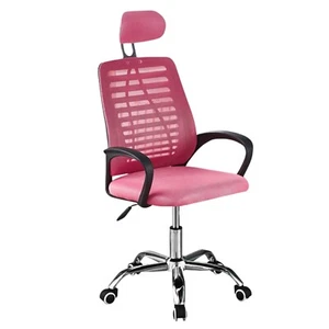 Silla de oficina escritorio con reposacabeza ajustable, respaldo, palanca altura - Imagen 1 de 18