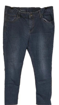 Natural Reflections Womens Size 12A Embroidered Pockets Denim Jeans - Image 1 of 4