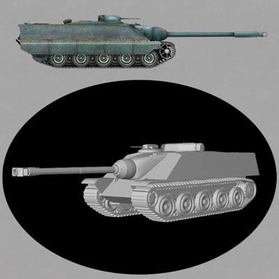 Kit maqueta para montar y pintar - Vehículo militar -  AMX 50 foch -  1/72 - Immagine 1 di 2