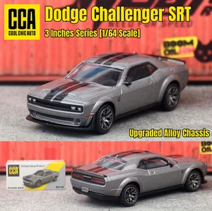 Dodge Challenger SRT grau 1/64 CCA Diecast Modellauto NEU - Bild 1 von 1