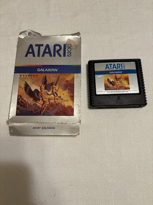 Atari 5200 1982 Galaxian 10 Game Variations CB Cartridge And Box - Image 1 of 4