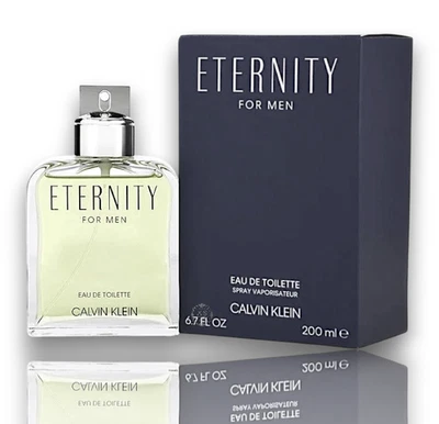 ETERNITY For Men Por CALVIN KLEIN Eau De Toilette 6.7 OZ 200 ml Nuevo en caja. Foto 1 de 3