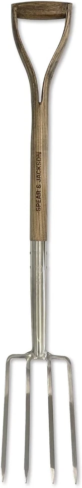 Horquilla de borde tradicional de acero inoxidable Spear & Jackson 4552BF Foto 1 de 4