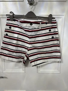 Tommy Hilfiger Stripped Shorts Women, Size UK10, VGC - Picture 1 of 6