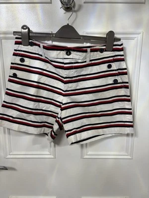 Tommy Hilfiger Stripped Shorts Women, Size UK10, VGC - Image 1 of 4