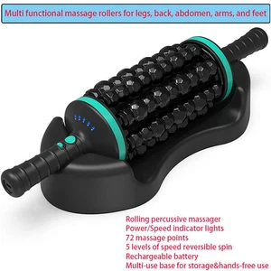 Electric Body Massager Deep Tissue Roller for Pain Relief Anti Cellulite Device - Picture 1 of 15
