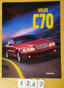 VOLVO C70 2.5 / 2.3 L Prospectus Suisse Fr 8 pages 1997 - Picture 1 of 5