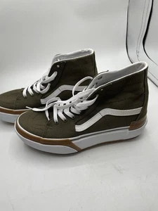 Vans SK8 Hi Tapered Stackform Canvas dunkelolivgrün Herren 8 Damen 9,5 neu - Bild 1 von 6