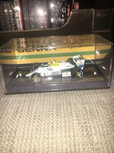 Minichamps Williams FW08C Donington Park Test 1983 - Ayrton Senna 1/43 Scale - Picture 1 of 4