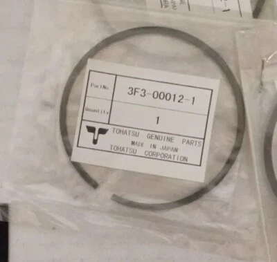3F3-00012-1 Tohatsu Piston ring 3F3000121, New Genuine OEM Part, sold separate - Image 1 of 2