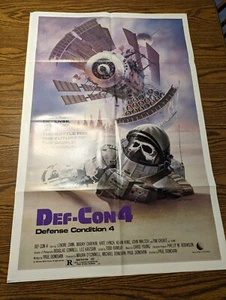 Def-Con 4 - Póster original de la película 27x40 - 1984 - Plegado ciencia ficción - Imagen 1 de 6