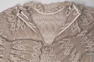 Free People Simone Langarm Spitzenkleid ohne Slip XS - Bild 1 von 5