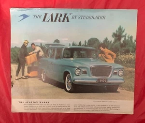 1959 Studebaker "LARK STATION WAGON"- Original Car Brochure / Catalog - Imagen 1 de 2
