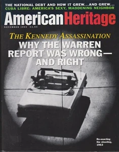 AMERICAN HERITAGE MAGAZINE NOVEMBER 1995 *THE KENNEDY ASSASSINATION/CUBA LIBRE* - Imagen 1 de 1