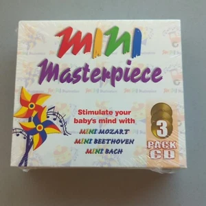 Mini Masterpiece Mozart Beethoven Bach - Brand New 3 Audio CD Boxset - For Baby - Picture 1 of 3