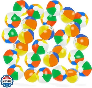 Paquete de 50 mini pelotas de playa novedosas 4E's a granel, favoritos de fiesta en piscina de verano para niños - Imagen 1 de 5