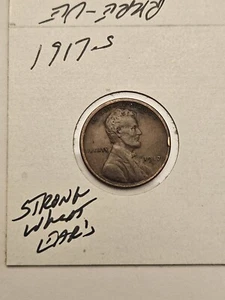 wheat penny 1917S LINCOLN CENT 1917-S FREE SHIPPING Lot #6 - Picture 1 of 3