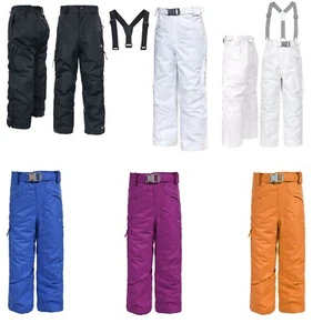TRESPASS KIDS YOUTH GIRLS BOYS MARVELOUS SKI SNOW INSULATED WATERPROOF PANT - Picture 1 of 17