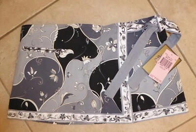 Nueva falda envolvente de playa JUICY COUTURE gris/negro con forro de felpa talla M Foto 1 de 4