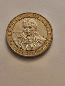 2013 🇨🇱 CHILE 100 PESOS WORLD COIN KM236 BI-METALLIC XF-ALMOST-UNC FREE SHIP - Picture 1 of 2