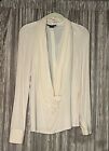 Marciano by Guess 100% Silk Creme Drape Blouse Size Small Never Worn