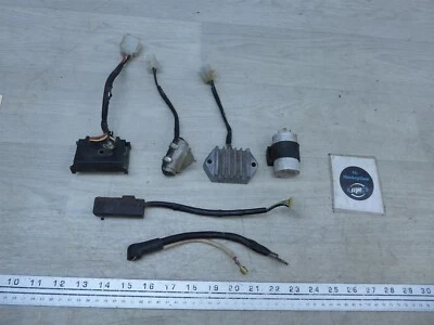 1974 Yamaha TX500 DOHC Y238-1) regulator rectifier condenser relay electrical  - Image 1 of 4