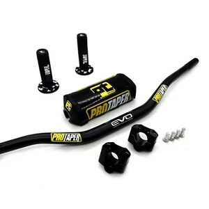 Original "Evo" PRO TAPER Handlebar Fat Bar DIRT BIKE 1 1/8'' ATV Quad GRIPS Pads - Bild 1 von 4