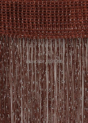 Beaded String Curtain Door Curtain Beads Thread Curtains Window Doorway Decor - Image 1 of 4