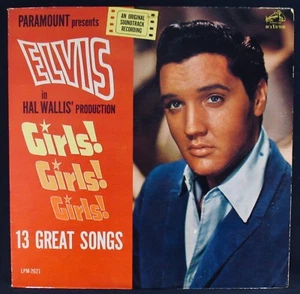ELVIS PRESLEY-GIRLS! GIRLS! GIRLS!-Album-RCA #LPM 2621-Long Play On Bottom Label - Imagen 1 de 3