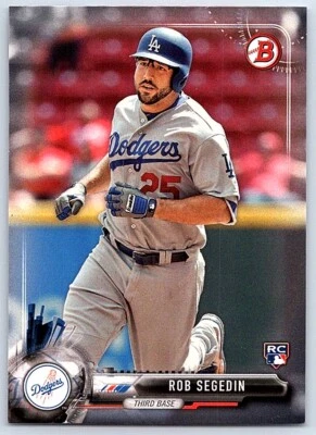 2017 Bowman Rob Segedin Rookie Los Angeles Dodgers #55 - Image 1 of 2