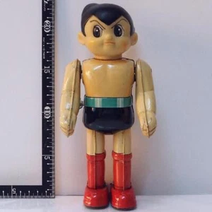 BANDAI Tin Toy Astro Boy Mighty Atom Wind Up Walking Doll Retro Vintage Japan - Picture 1 of 10