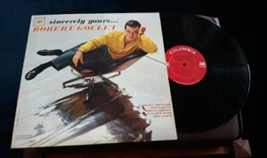 1962 ROBERT GOULET SINCERELY YOURS LP Record Album Vintage Vinyl Columbia CL1931 - Picture 1 of 8
