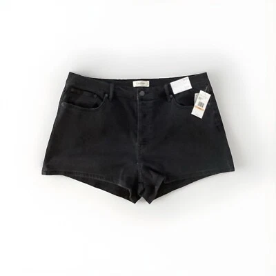 Pantalones cortos de mezclilla negros para mujer Jessica Simpson talla 16/33 nuevos con etiquetas 6510 Foto 1 de 4