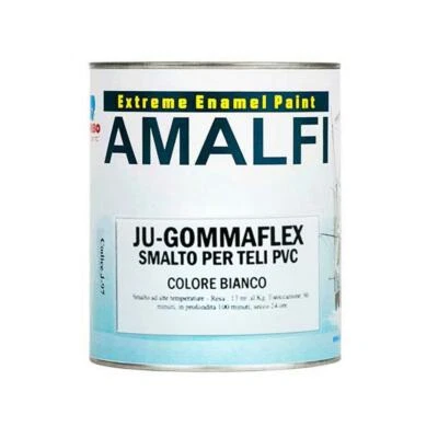 JUMBO PAINT Ju-Gommaflex Smalto Vernice Per Gomma e Teli In Pvc H2o Pro Kg 3 (30 M²)