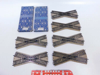 6x Märklin H0 AC 5114/3601 K Crossing (M Track), 2x Box #CP738-1 - Image 1 of 4