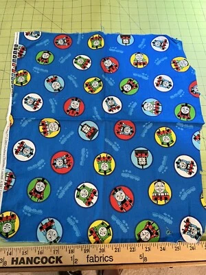 Vintage 2009 RARE Thomas The Tank Engine & Friends 19” X 16” Remnant By Gullane - Image 1 of 2