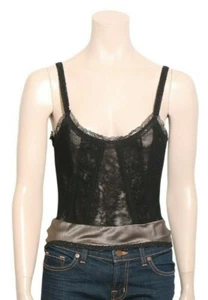 Top de corsé de encaje CHRISTIAN DIOR (talla M) - Imagen 1 de 3