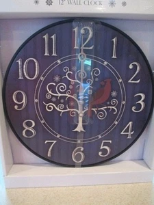 CARDINAL ~ HERMOSO RELOJ DE PARED 12"D - Imagen 1 de 7