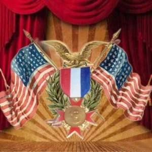 USA President Founding Father GEORGE WASHINGTON Patriot Hero Medal Pin Badge - Picture 1 of 3