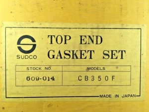 HONDA CB350 CB500 CB550 (71-73) SUDCO TOP END GASKET KIT A - P/N# 06110-333-000 - Picture 1 of 4