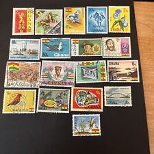 18 Ghana Used British Colony Stamps- Lot A-73303