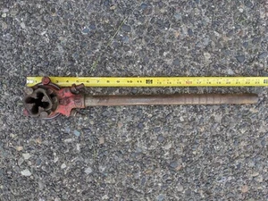 Vintage Reed USA S81 Pipe Threader & 18" Handle, GOOD SHAPE, FAST SHIP - Picture 1 of 8